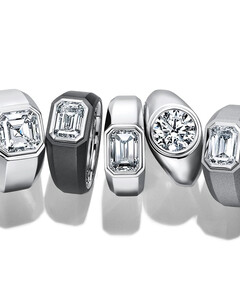 Tiffany & Co. начинает выпуск мужских обручальных колец с бриллиантами