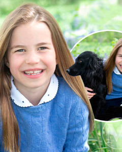 Принцессе Шарлотте 7 лет! Кейт Миддлтон сделала новые фото дочери в обнимку с её любимой собакой
