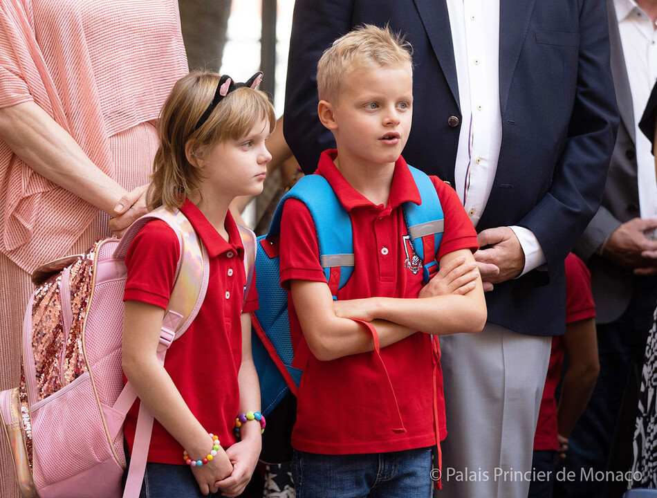 Жак, наследный принц Монако и принцесса Габриэлла, графиня Карладес 06 сентября 2022 года, Монако