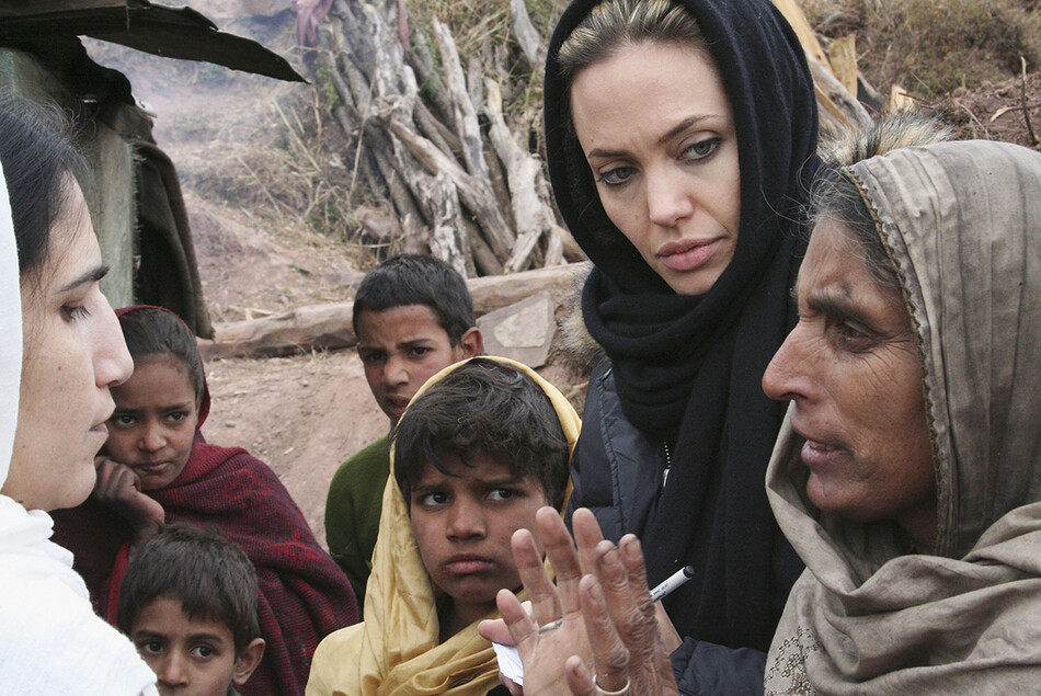 Анджелина Джоли в Индии