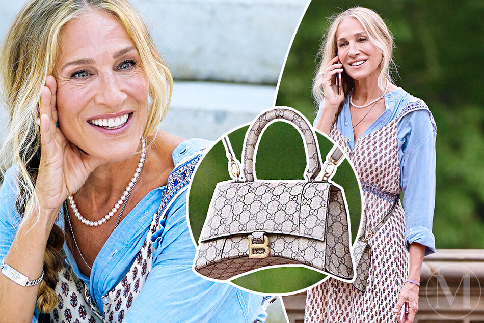 У новой сумочки Кэрри Брэдшоу Balenciaga Hourglass серьёзная модная история