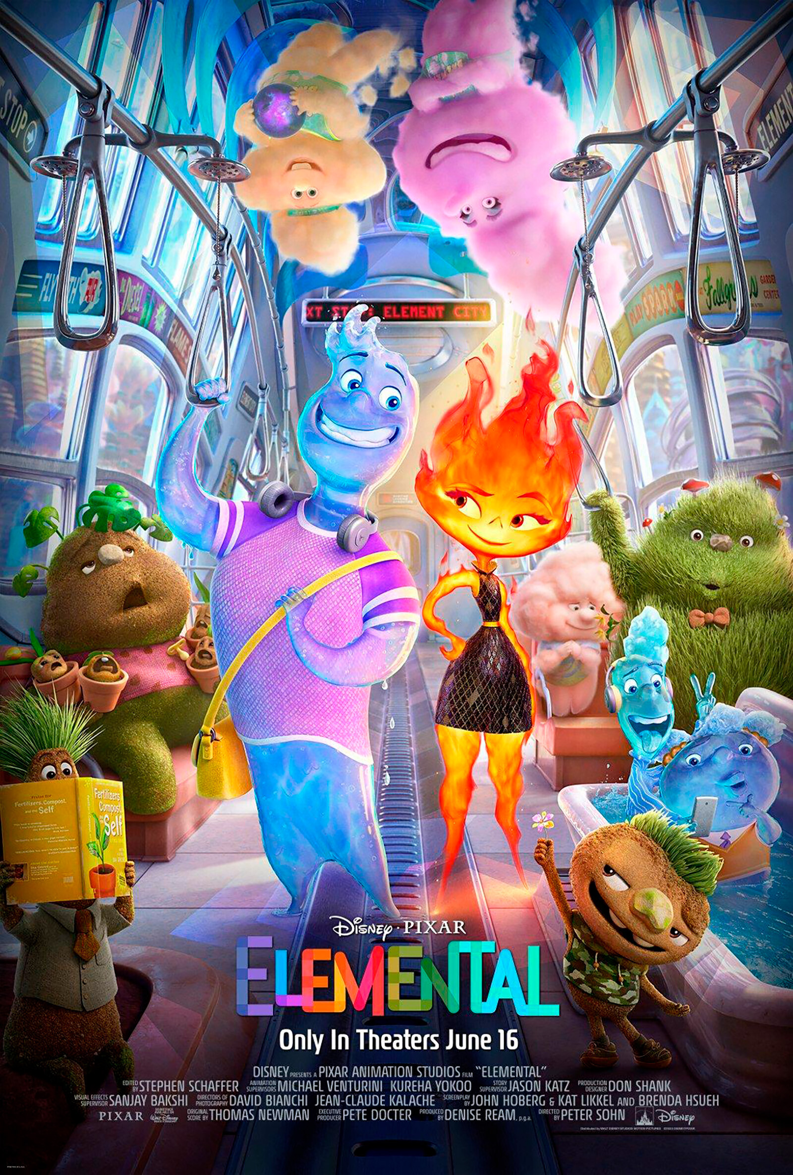 Pixar представил новый отрывок мультфильма &laquo;Элементаль&raquo;