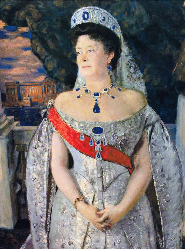 Портрет великой княгини Марии Павловны. Кустодиев, 1911