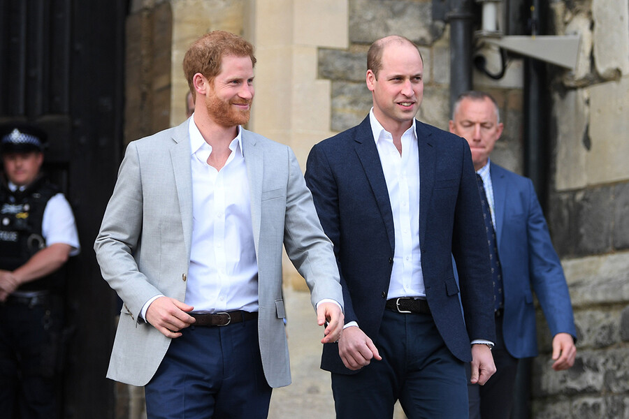 Принц Уильям и принц Гарри вместе посетят открытие мемориала принцессы Дианы