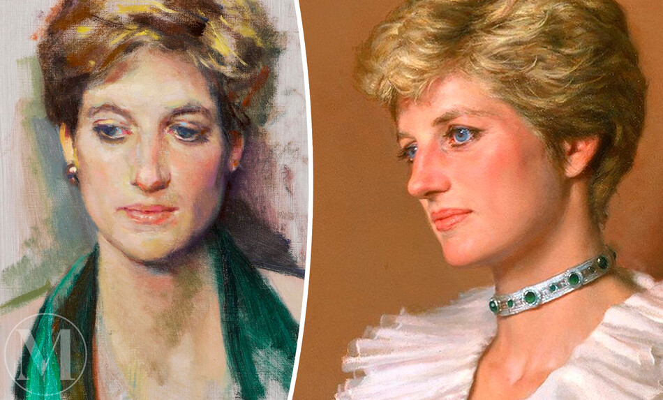 Ранее неизвестный портрет принцессы Дианы неожиданно появился в лондонской галереи Philip Mold &amp; Company