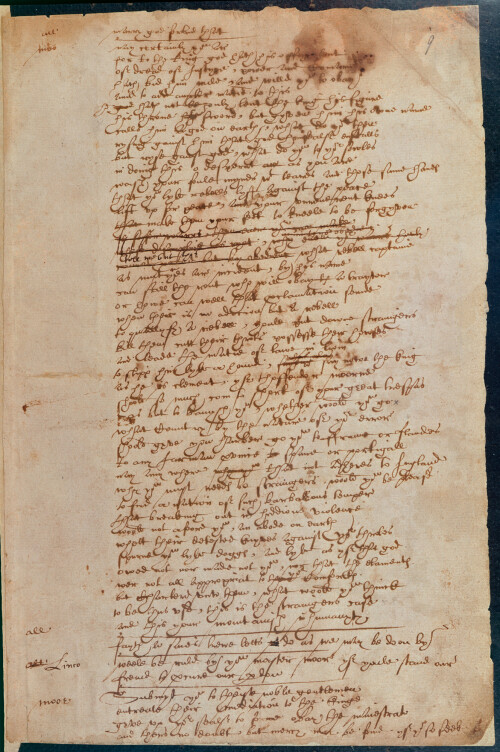 Уцелевшая рукопись Шекспира