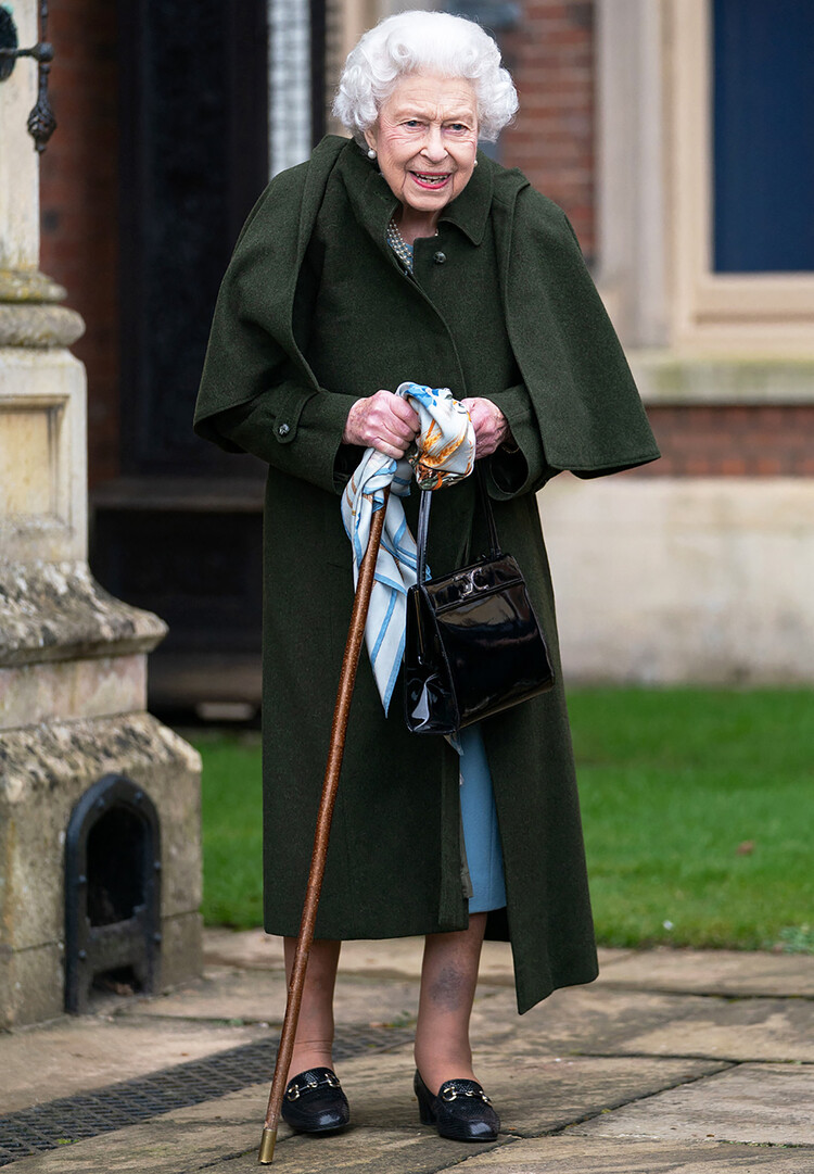 Елизавета II в Сандрингема, 5 февраля 2022 года, Норфолк, Великобритания