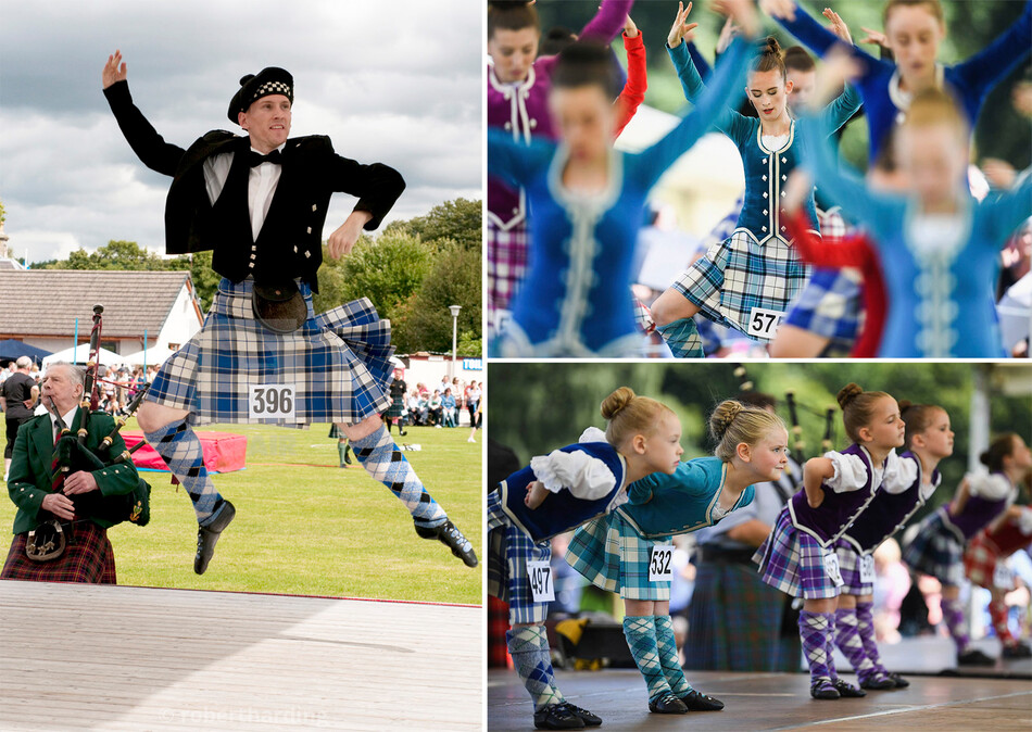 Соревнование по&nbsp;шотландским кантри-танцам на Играх Бремар-Хайленд-2019 7 сентября 2019 года в Бремаре, Шотландия