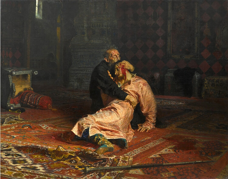 Иван Грозный и сын его Иван,&nbsp;1885 г.