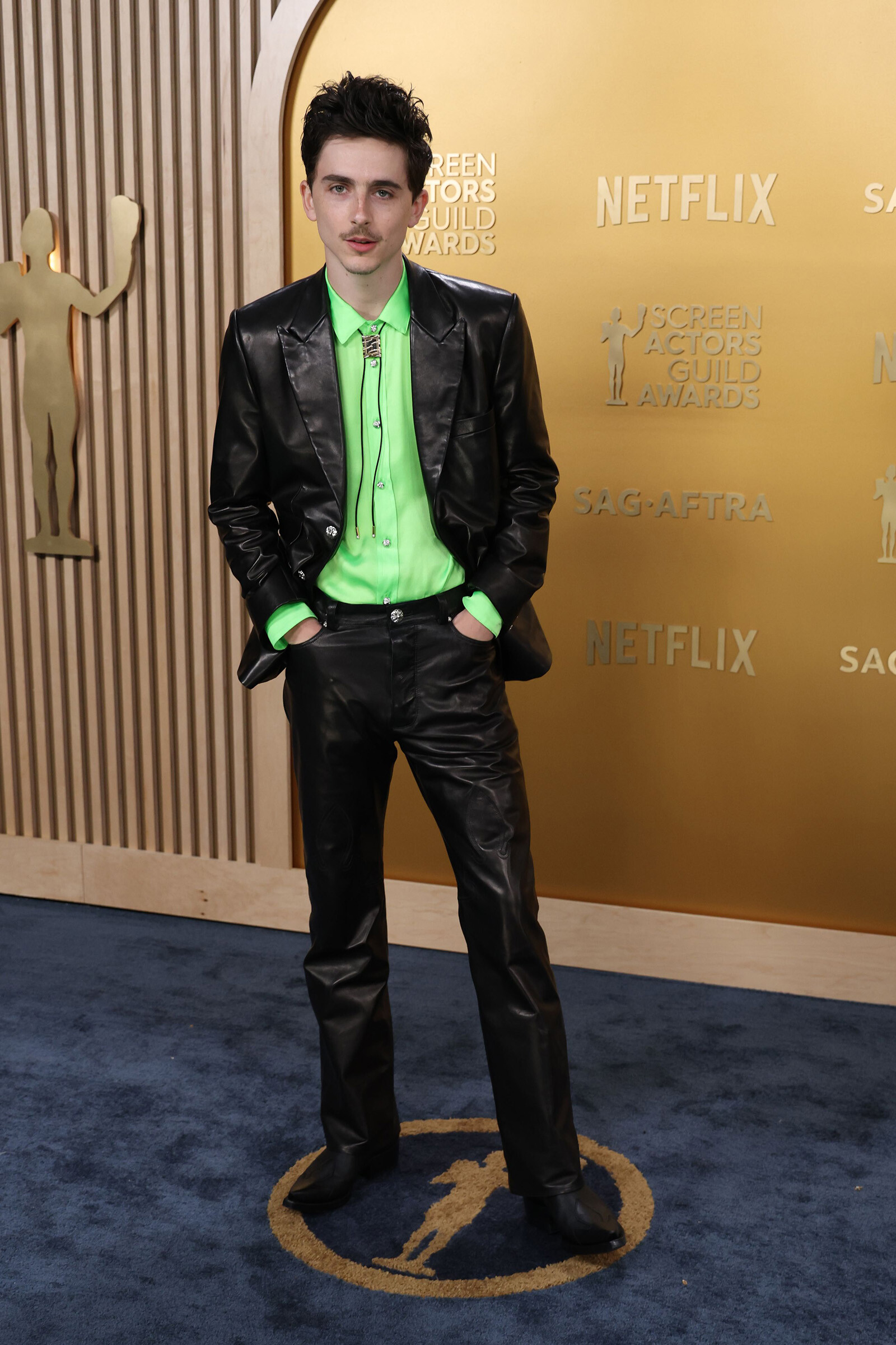 Тимоти Шаламе в Chrome Hearts SAG Awards 2025