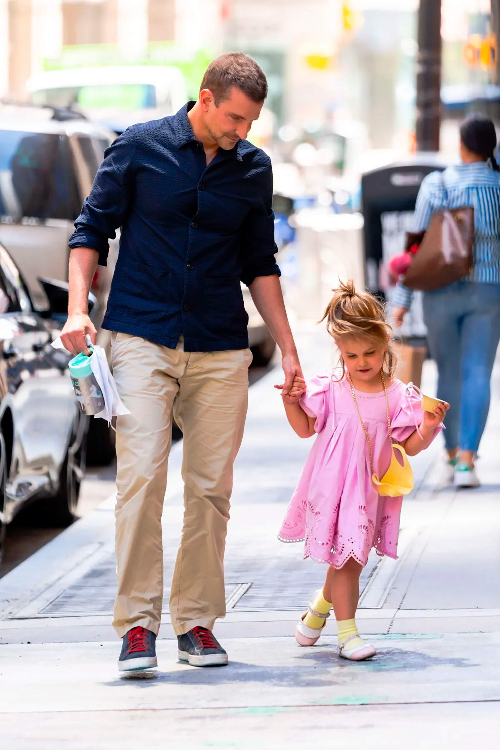 Брэдли Купер с дочерью Леей