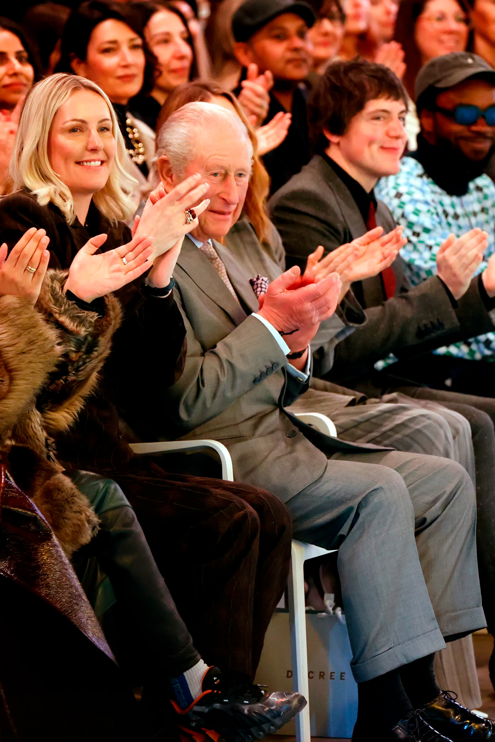 Король Карл III на Неделе моды в Лондоне, 2026