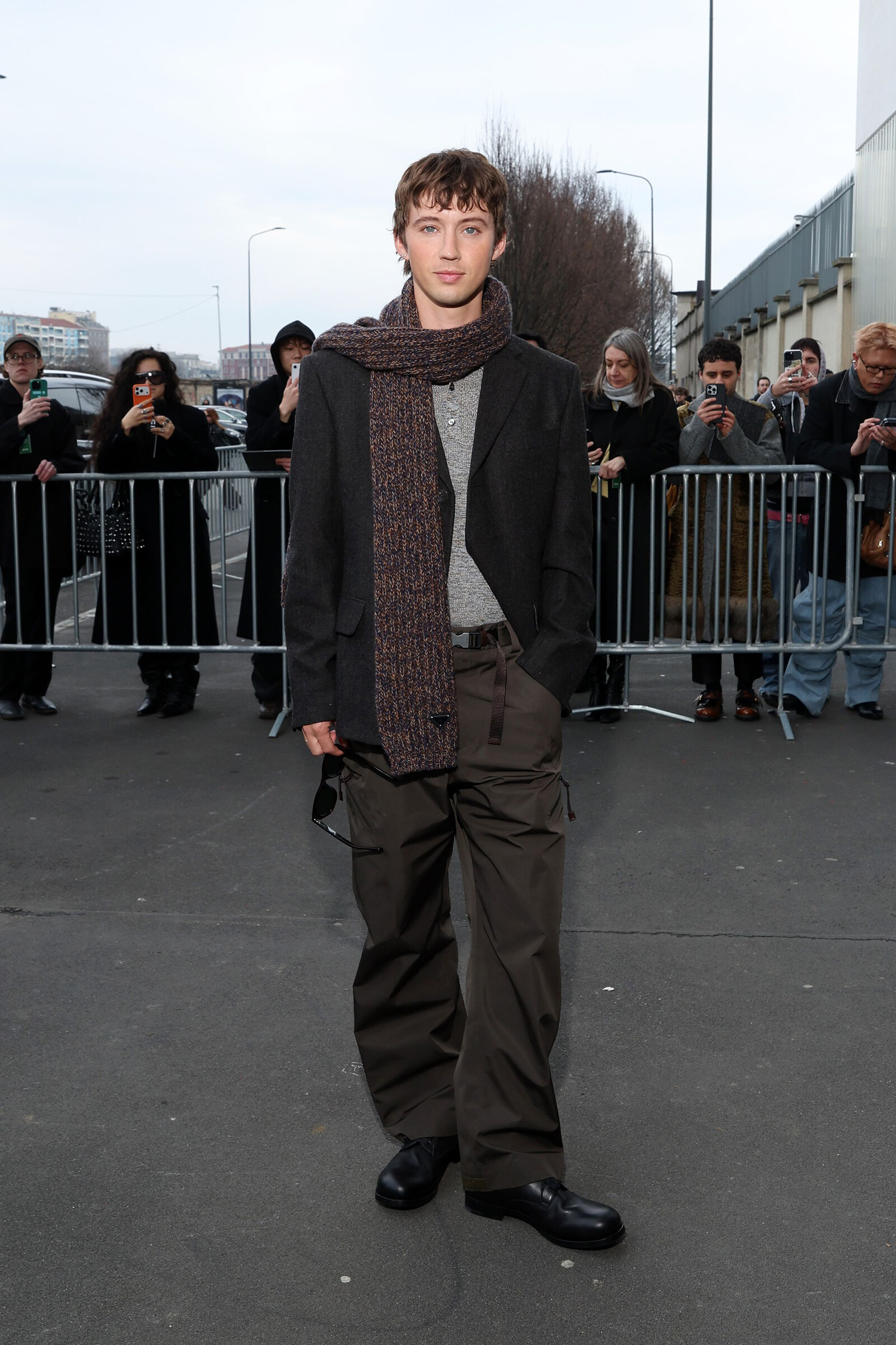 Трой Сиван на показе Prada