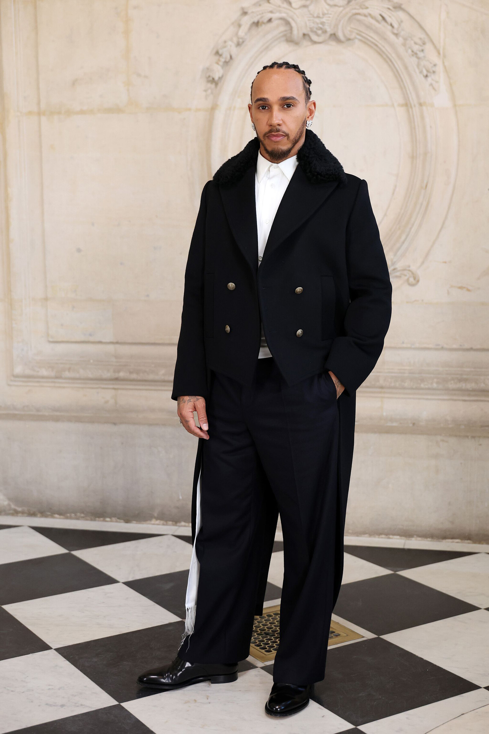 Льюис Хэмилтон на шоу Dior