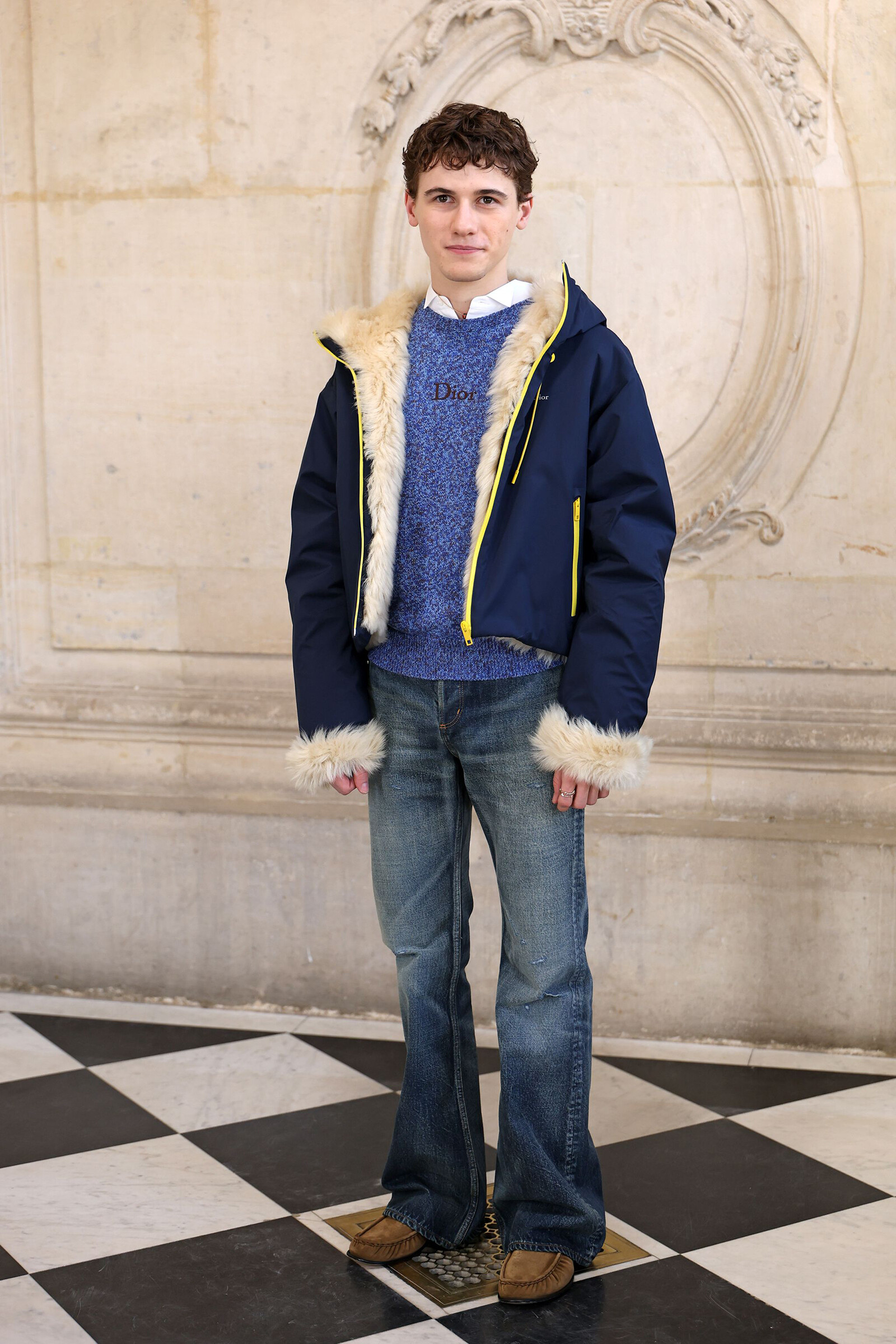 Сэм Нивола на шоу Dior