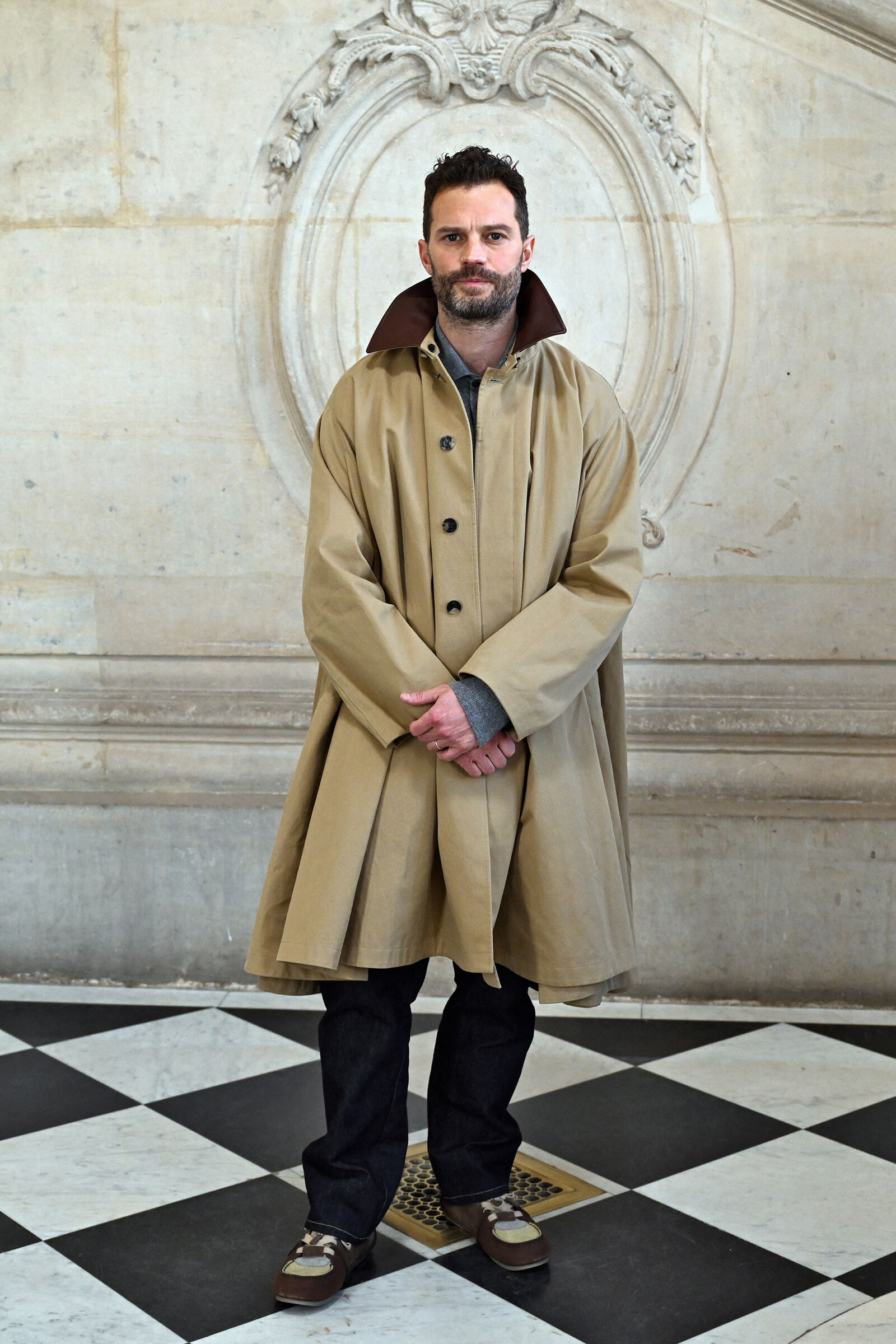 Джейми Дорнан на шоу Dior