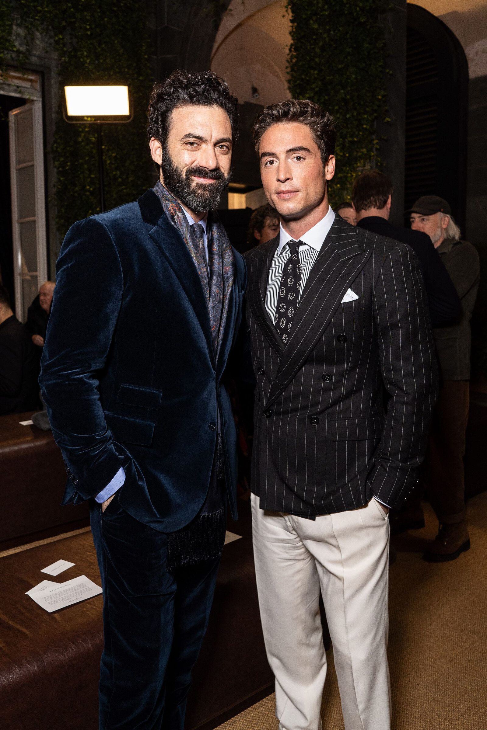 Морган Спектор и Бенито Скиннер на шоу&nbsp;Ralph Lauren