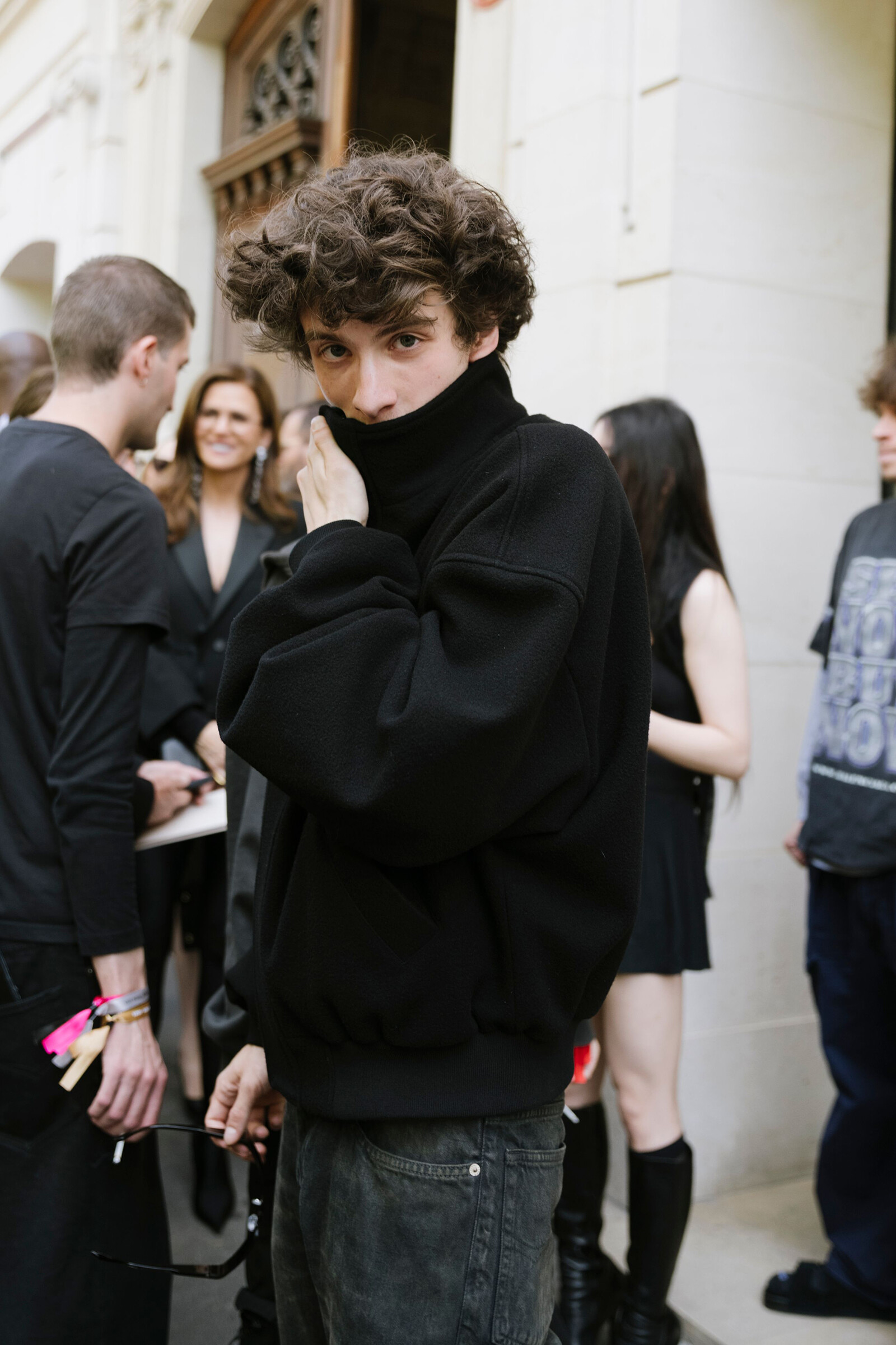 Марк Эйдельштейн&nbsp;на показе Balenciaga&nbsp;Couture