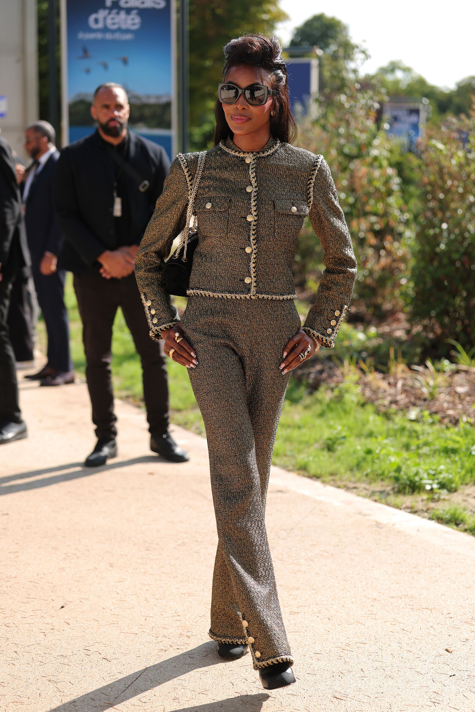 Наоми Кэмпбелл на показе Chanel Couture