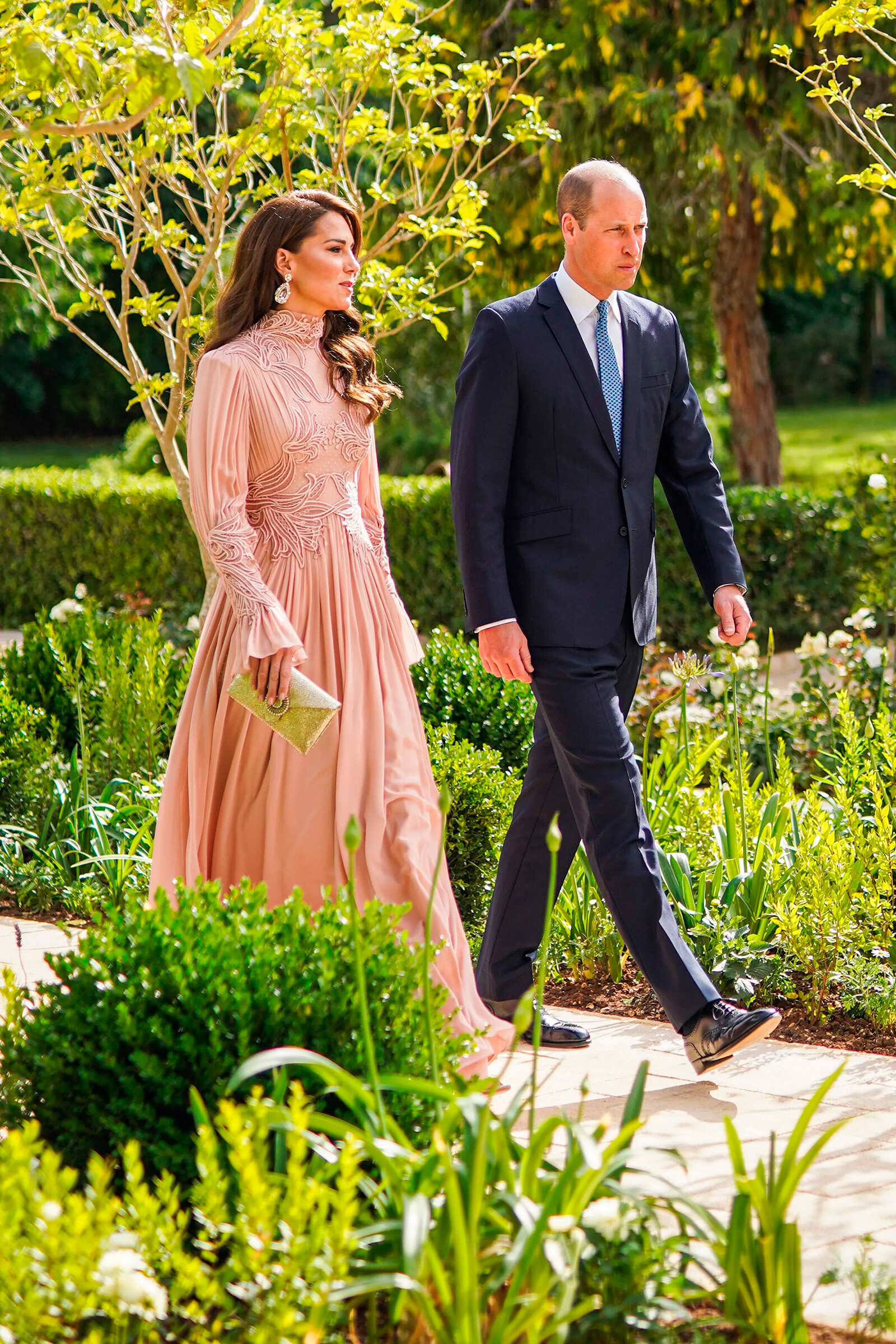 Кейт Миддлтон и принц Уильям посетили королевскую свадьбу в Иордании