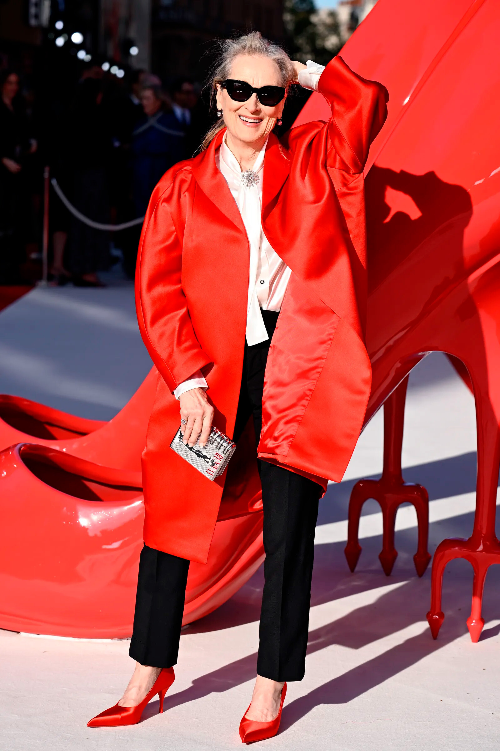 Мэрил Стрип на лондонской премьере &laquo;Дьявол носит Prada 2&raquo;, 2026