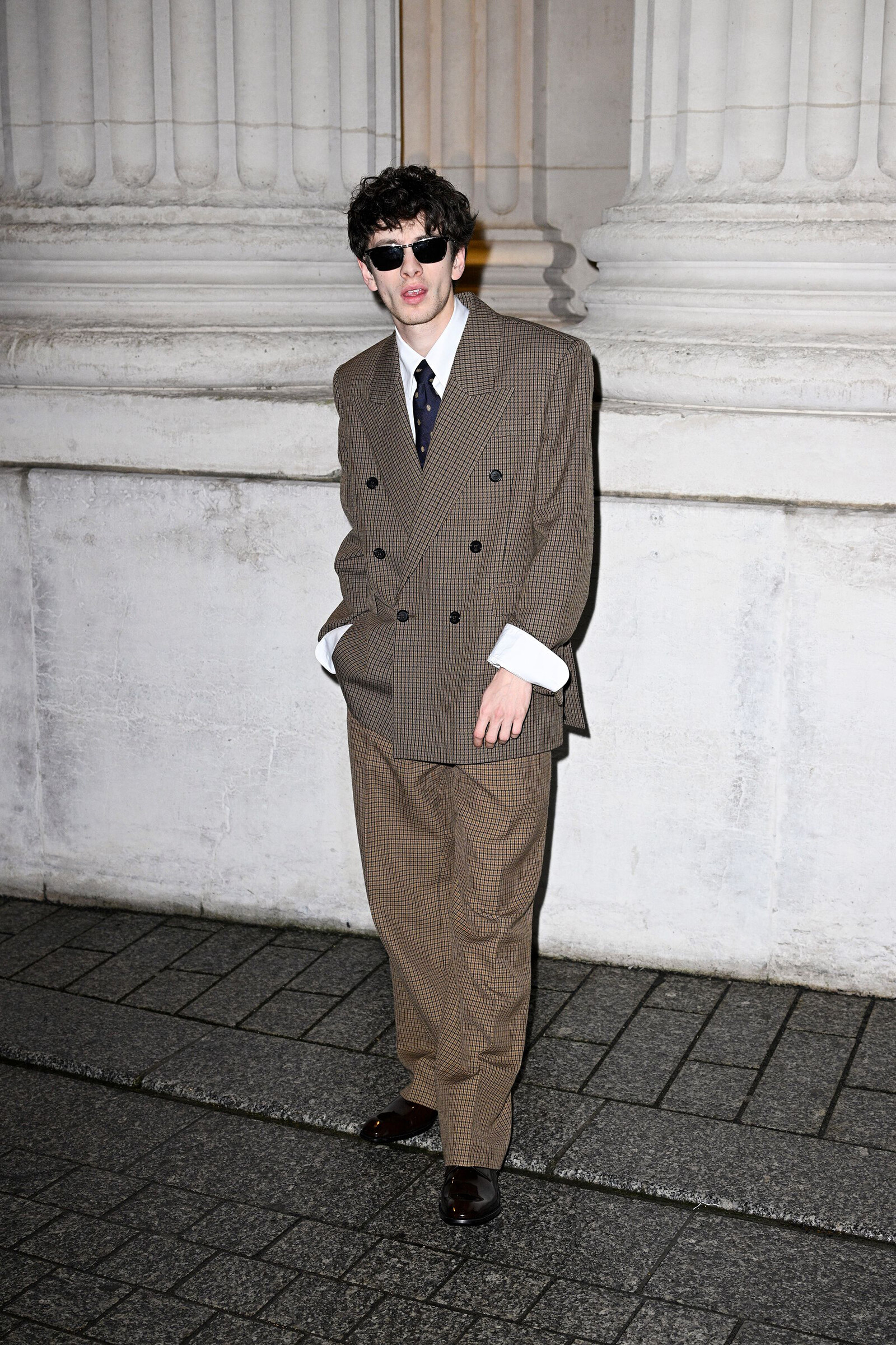 Марк Эйдельштейн на показе Saint Laurent