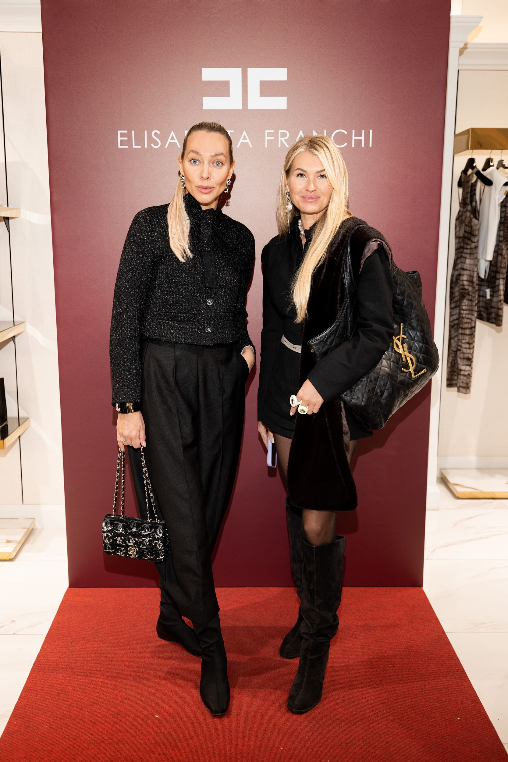 Бренд Elisabetta Franchi собрал друзей на предновогодний коктейль в ГУМе