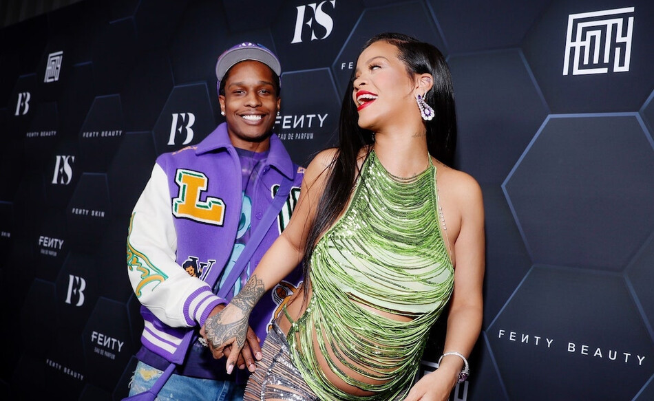 A$AP Rocky и Рианна празднуют открытие Fenty Beauty &amp; Fenty Skin, 2022