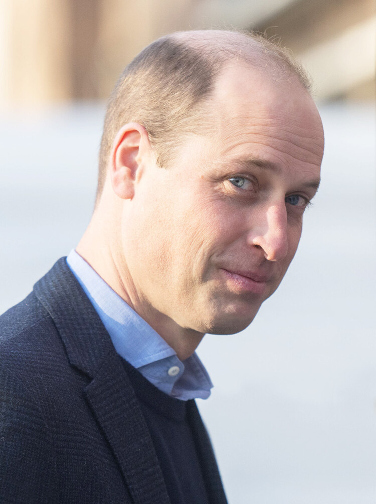 Принц Уильям, герцог Кембриджский, прибывает в Музей подкидышей 19 января 2022 года в Лондоне, Англия