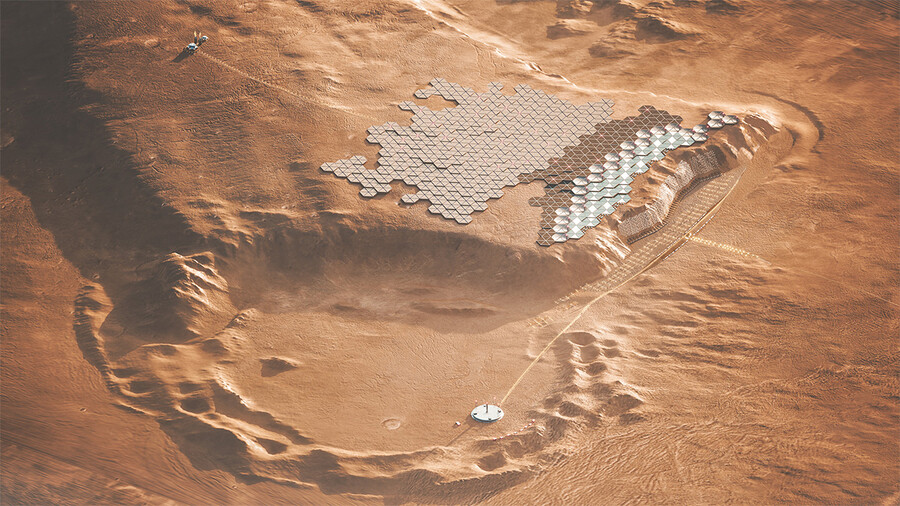 Проект по колонизации Марса от ABIBOO studio N&uuml;wa  Нюйва