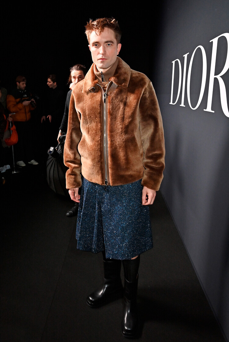 Роберт Паттинсон&nbsp;на показ Dior осень-зима 2023/24