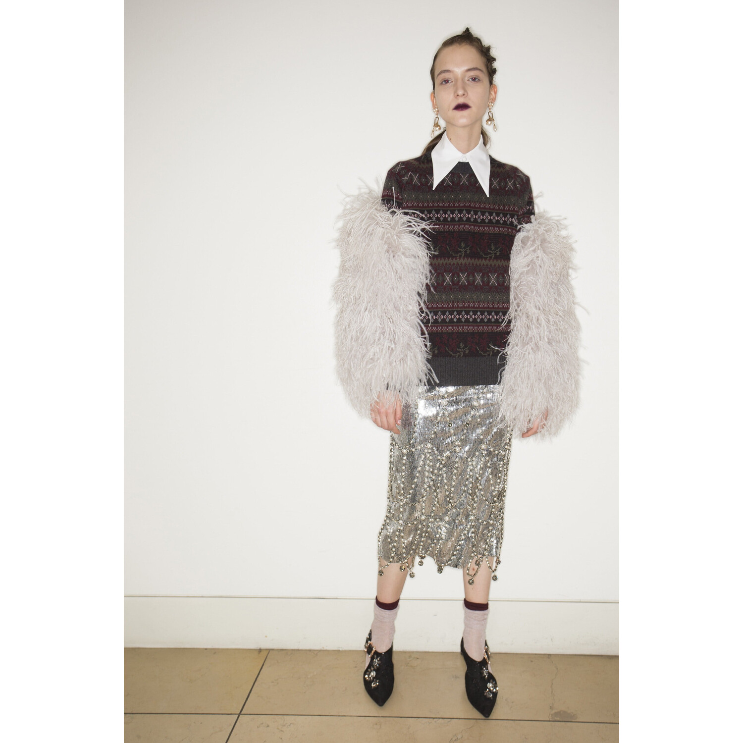 Фото Backstage collections Erdem Fall 2018 Ready-to-Wear , Backstage коллекции Эрдем осень зима 2018 , Fashion show , неделя моды в Лондане , LFW , Mainstyles