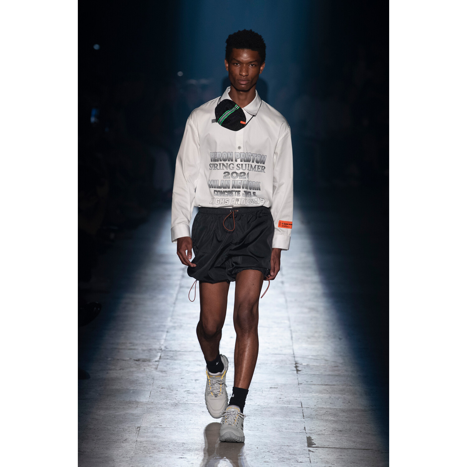 Фото Heron Preston Spring 2020 Menswear Collection / Heron Preston весна- лето 2020 / Неделя моды: Париж