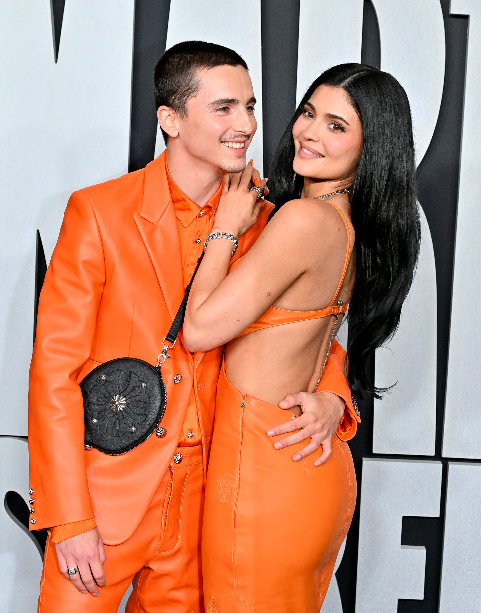 Кайли Дженнер и Тимоти Шаламе на премьере «Марти Великолепный», 2025