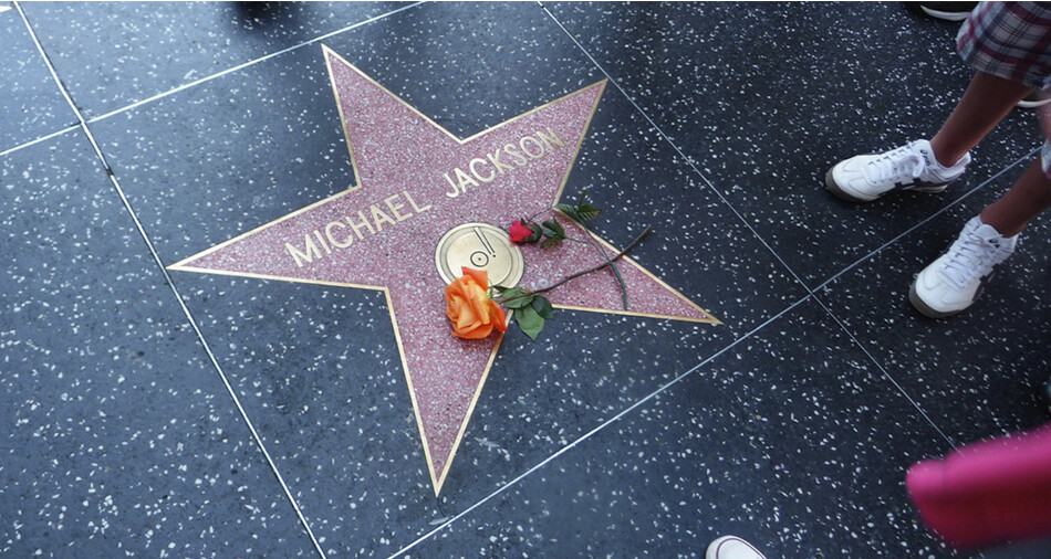 Звезда Майкла Джексона на Алее славы 