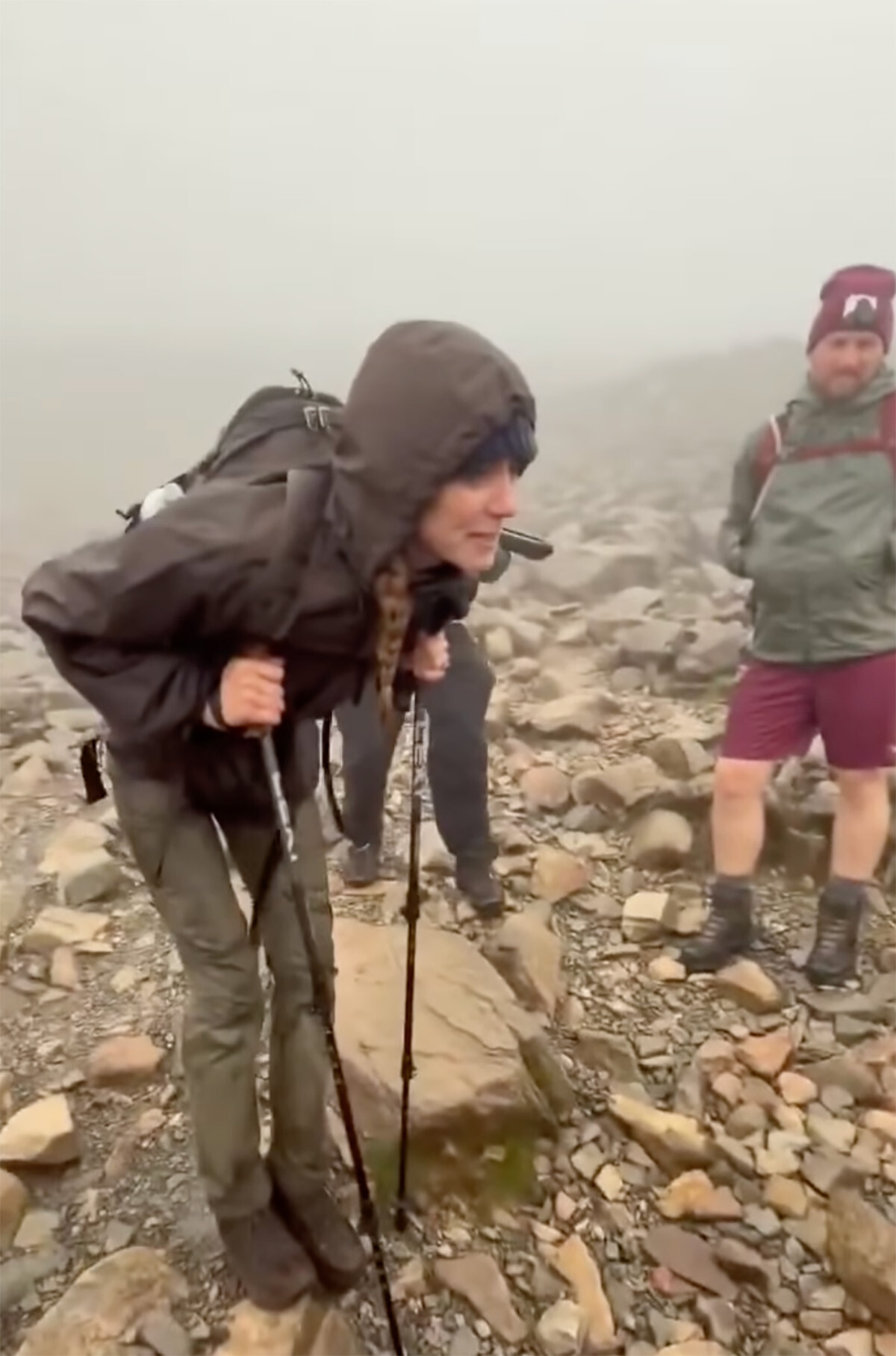 Кейт Миддлтон во время благотворительного испытания National Three Peaks Challenge