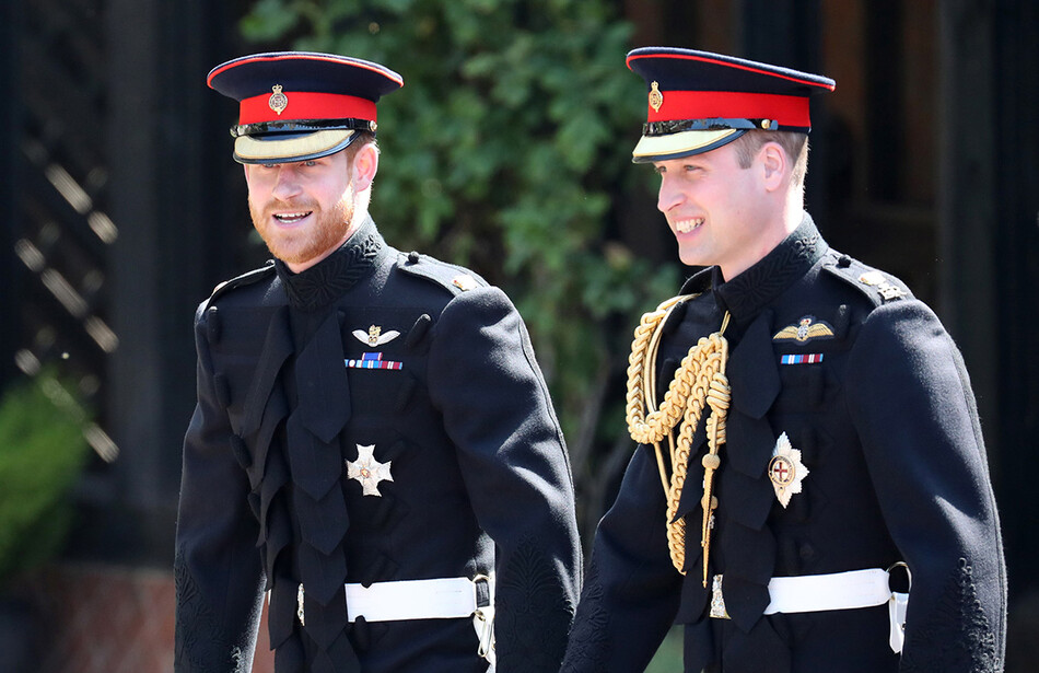 Принц Гарри и принц Уильям 2018