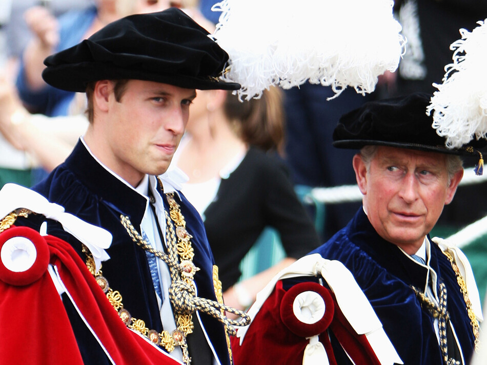 Принц Уильям и принц Чарльз