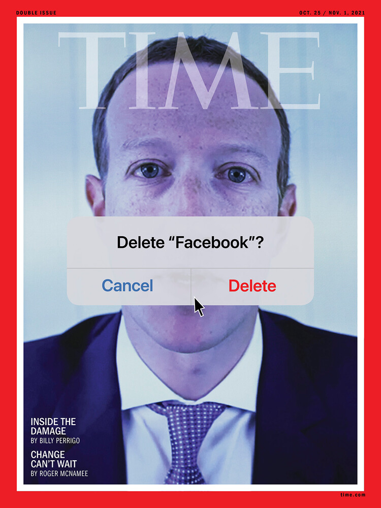 Time предлагает удалить Facebook