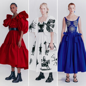 10 лучших платьев коллекции Alexander McQueen Pre-Fall 2021