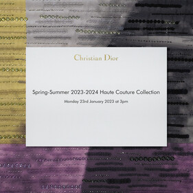 Прямая трансляция кутюрного показа Dior Spring-Summer 2023