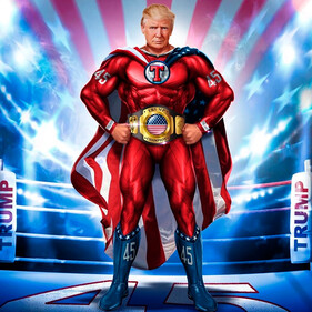 Дональд Трамп начал продавать NFT со своим портретом в образе супергероя за $99