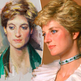 Ранее неизвестный портрет принцессы Дианы неожиданно появился в лондонской галерее Philip Mold & Company