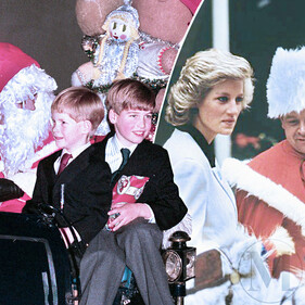 Праздник к нам приходит: 20 фотографий, на которых члены королевской семьи встретились с Санта-Клаусом