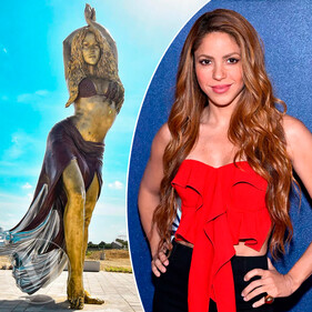 Шакире поставили памятник в её родном колумбийском городе