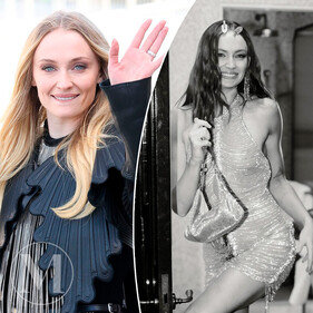 Софи Тёрнер встретила 30-летие в эффектном «голом» платье