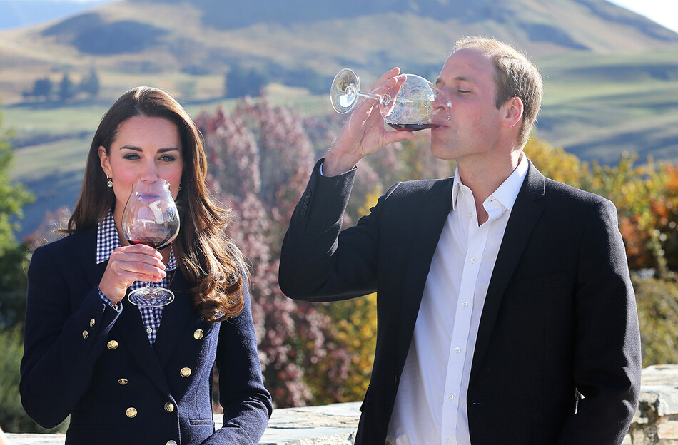 Кейт Миддлтон и принц Уильям&nbsp;попробуют красное вино