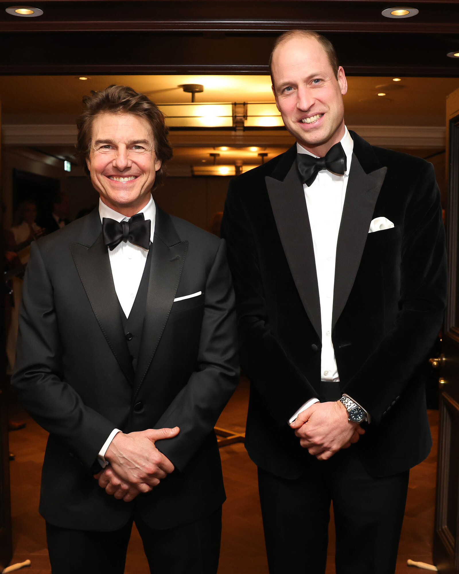 Принц Уильям неожиданно появился на Благотворительном Гала-концерте вместе с Томом Крузом