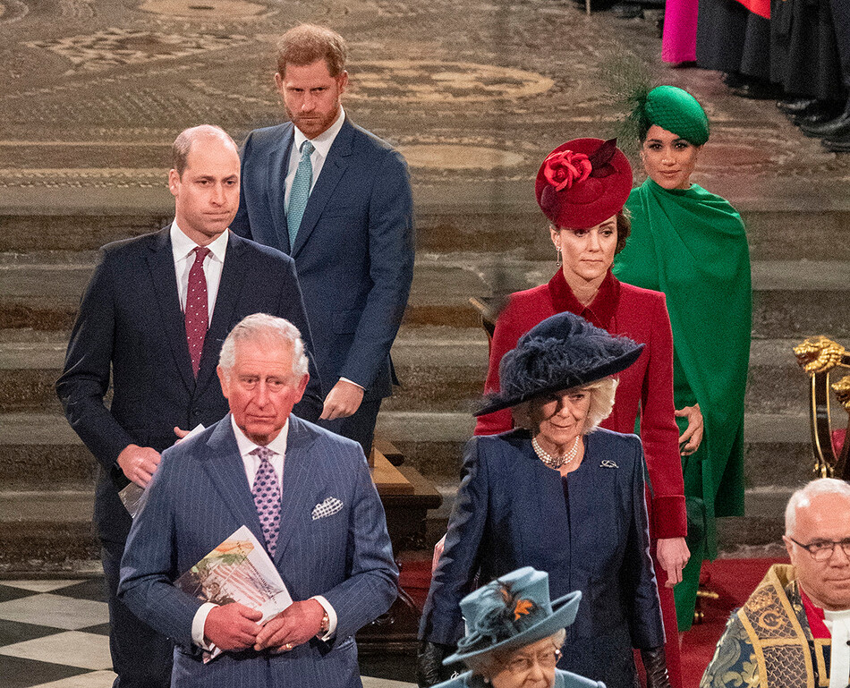 Члены королевской семьи в Лондоне 2020 