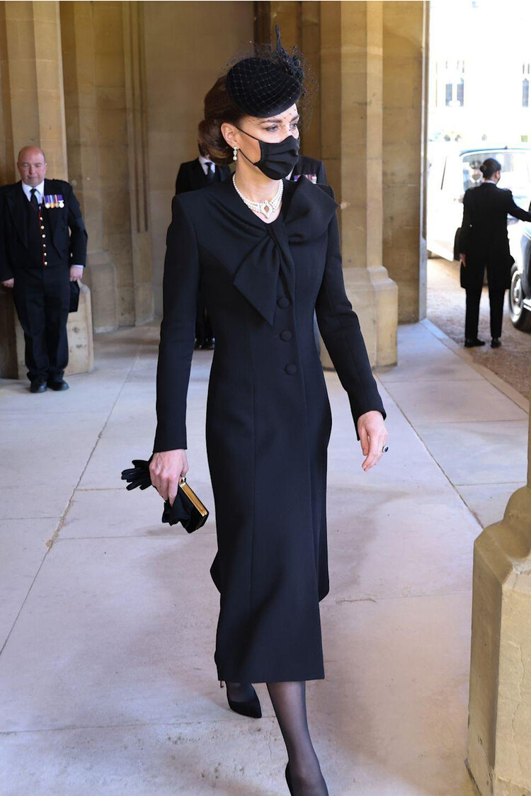 Кейт Миддлтон на похоронах принца Филиппа
